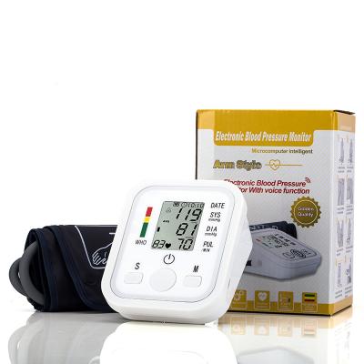 China Acrylic Home Automatic Smart Arm Electronic Blood Pressure Monitor With Voice Broadcast for sale