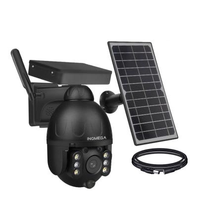 China 50m 2021 New 4G Solar Outdoor Remote Low Power Consumption 4 Million Solar HD Video Surveillance Camera for sale