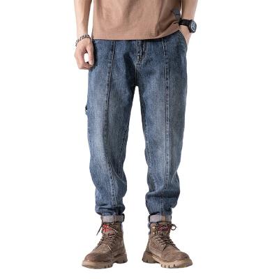 China Sustainable Manufacturer of custom high quality custom men's trousers cycling jeans washed denim men's trousers for sale