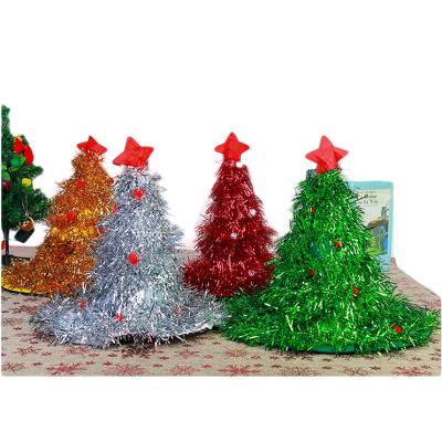 China New Felt Fabric Design Christmas Tree Hat For Christmas Decoration Party for sale