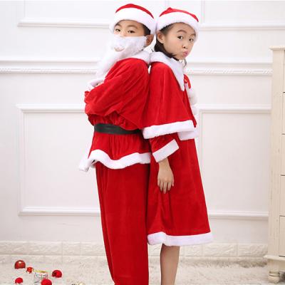 China Plus Size Pilou Kids Red Christmas Costume for sale