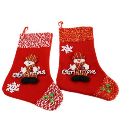 China Shear Cloth Stocking Christmas For Christmas Tree Hanging Decoration for sale