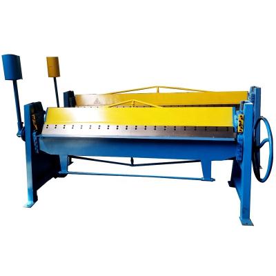 China 1.2mm 1.5mm 2mm manual sheet metal aluminium plate folding sheet metal bender for sale