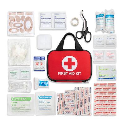 China Personal Safety Portable Soft-sided Stocked Doctor Individual Mini Aed Response Rescue Emergency Travel First Aid Kit Small Set with Supplies for sale