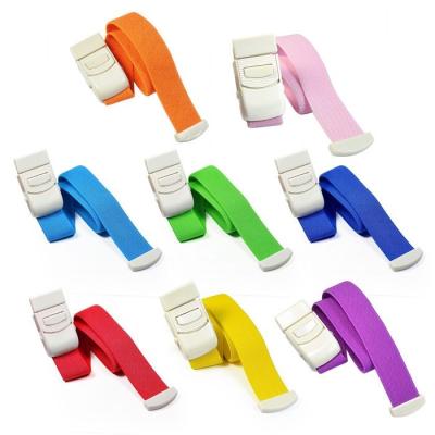 China Application Plastic Disposable Belt Tourniquet Buckle Blue Games Tie To Stop Bleeding Maker EDC For Blood To Draw A Snake Bite for sale