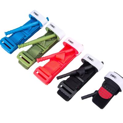 China Wholesale Plastic Tourniquet Hemostatic Manual Medical Tactical Holder Israeli CAT Tourniquet Combat Rescue Orange CE for sale