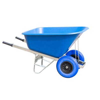 China Garden Construction Steel Heavy Duty Garden Wheelbarrow for sale