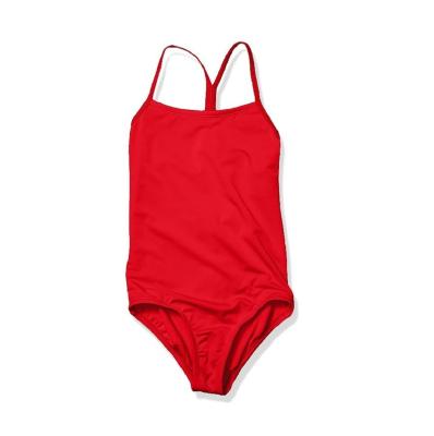 China 2022 Girls Plus Size Racerback Swimwear Hot Spring One Piece Sunscreen Quick Dry Swimsuit New Beautiful FREE SAMPLE for sale