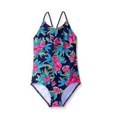 China Plus Size Girls Sport 1-Piece Swimsuit Girls' One-Piece Triangle Swimsuit Sun Protection FREE SAMPLE for sale