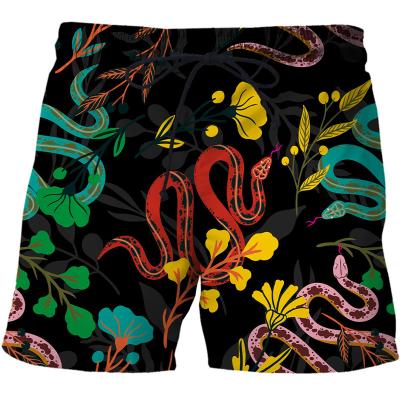 China Relaxlines Waterproof Dropshipping 3d Printed Quick Dry Men Beach Multi Color Beach Short Polyester Made Shorts for sale