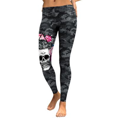 China Relaxlines Dropshipping Digital Printed Leggings Ladies Breathable Sexy Skinny Sports Long Lift Up Polyester Breathable Pink Legging for sale