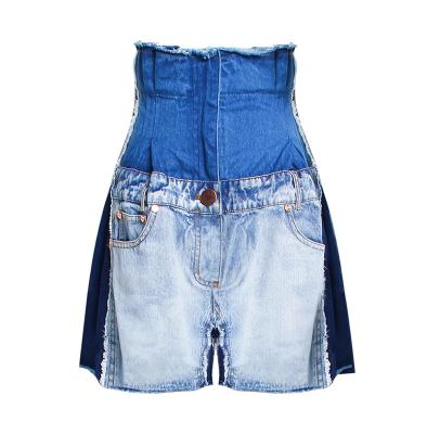 China Wholesale Breathable 2023 Spring and Autumn Fashion Stitching High Waist Loose Women's Casual Jeans for sale