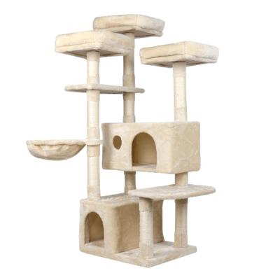 China Multi-Layer Post Stored Cat Tree Cat Tower Cat Scratcher for sale