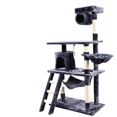 China Stocked Sale Cat Tree Modern Modern Cat Tree With Tiered Cat Hole for sale