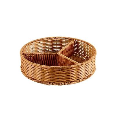 China Living Room factory price high quality food bread trays stackable party fruit large round tray for sale