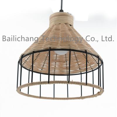 China Modern 2022 Factory Wholesales home decor handmade rattan led fashion design chandeliers for sale