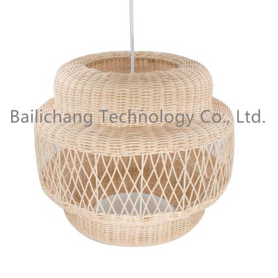 China Modern Chinese manufacturers customize Japanese bamboo woven rattan lamp shade rattan lamp for sale