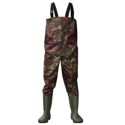 China Chest China factory wader manufacture outdoor suit fishing 70D nylon wader for sale