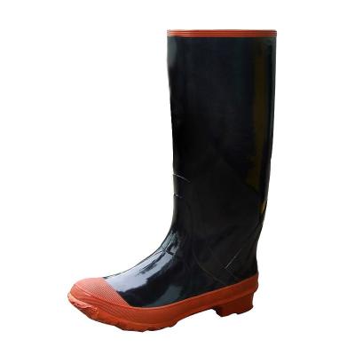 China Steel Toe Rubber Boots, Dark Knight Safety Boots, Safety Acid Resistant Boots for sale