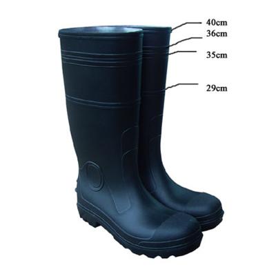 China Anti-Static Polyester Scratching Foodstuff /Chemical Classified/Agriculture/PVC Work Boots, Light And Cheap Price for sale