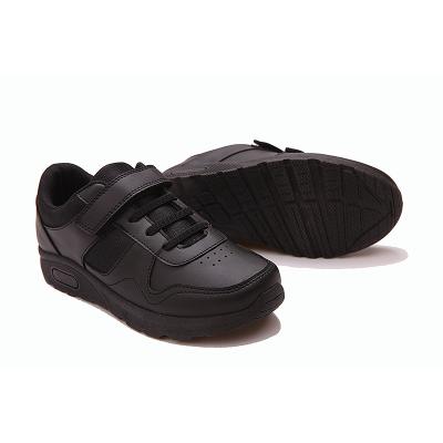 China Anti-odor USD3-5 CHEAP 2019 kids boys asia unisex injection black casual shoes with lace for kids in china for sale