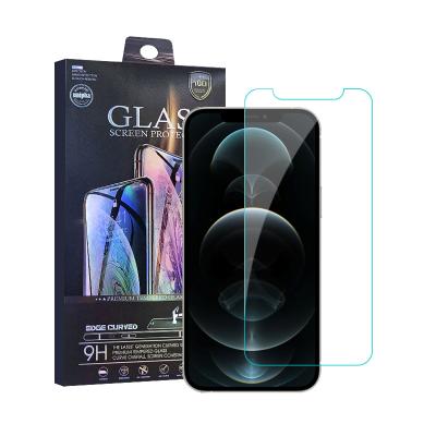 China Factory wholesale 9H anti-explosion phone tempered glass screen protector for iPhone with retail package for sale