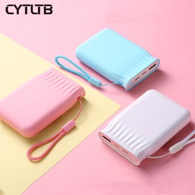 China Type-C 10000 Mah Power Bank Oem 5V Cute Power Bank Rohs 5000mah babk Android Wallet Usb Charger for sale