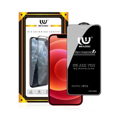 China Screen Protector WeAddu Brand For iPhone 12 11 Pro Max Xs Max Tempered Glass Screen Protector For iPhone 12pro Max for sale