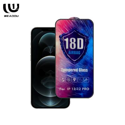 China WeAddU 2021 Max Screen Protector 18D Tempered Glass Film Screen Protector Guard For iPhone 12 pro 12pro for sale