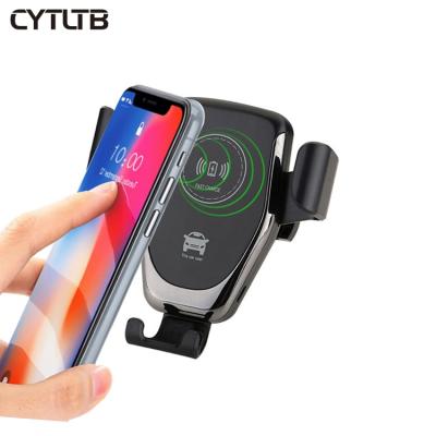 China 10W Wireless Fast Charging 7.5W 10W Mobile Phone Car Fast Charging Wireless Charger For iPhone Custom Multi Station Qi Mount Car Wireless Charger For Samsung for sale