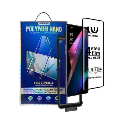 China Anti-scractch For Oppo FindX3Pro FindX3 FindX2 Pro Screen Protector Film Full Cover Edge Edge Screen Protector for sale