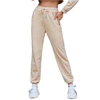 China China Breathable Good Quality Cheap Price Lace Up Womens Gym Loose Pants for sale