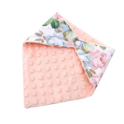 China Viable Soft Absorbent Washable Triangle Baby Bibs for sale