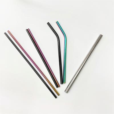 China 304 Stainless Steel High Quality And Low Price Modern Various Colors Coffee Stainless Steel Tea Drink Straw for sale