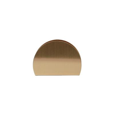 China Modern Popular Metal Gold Area Semicircular Brass Towel Rack for sale