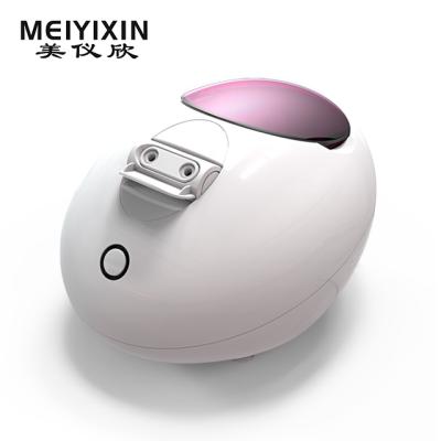 China 2021 White Hot Pink Portable Facial Moisturizer Machine Facial Steamer Machine Nano Ionic Facial Steamer for sale