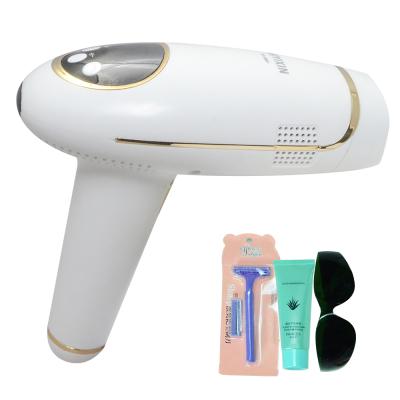 China 2021 New Hotel Beauty Equipment Portable Permanent IPL Laser Hair Removal For Woman Body Facial Hair Remove for sale