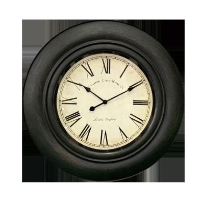 China Antique Style 30In Large Wall Decor Modern Living Room Plastic Clock Reloj De Peeled for sale