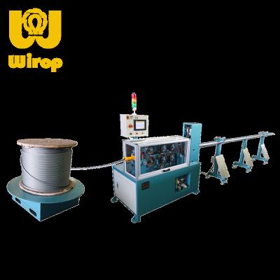 China Building Material Shops WIROP PLC Control High Accuracy Measuring And Cutting Machine witb Turn Table For Wire Rope Cutting for sale