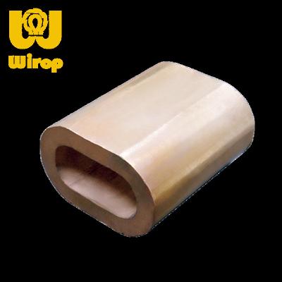 China High Quality Reliable WIROP Wirop Copper Copper Ferrules For Wire Rope Sling Swaging for sale