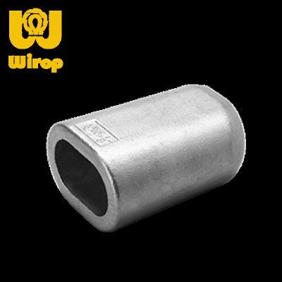 China High Quality Strong Stainless Steel WIROP 1PC Stamped Stainless Steel Wire Rope Sling Stamping Sheath for sale