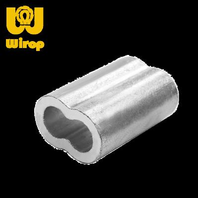 China WIROP high quality aluminum duplex aluminum ferrules for wire rope clamp stamping for sale