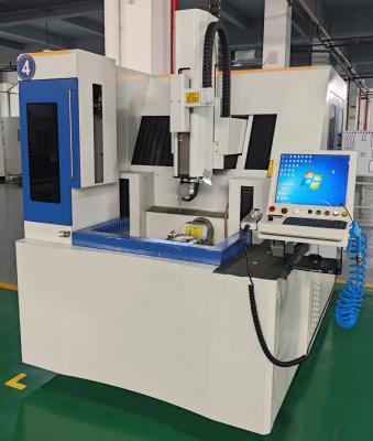 China 6 Axis CNC EDM Small Hole Drilling Machine for Turbine Blade Film Cooling Holes for sale