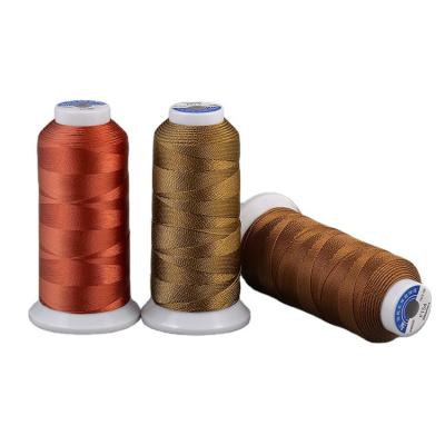 China Wholesale Abrasion Resistance 420D/3 Polyester Filament Sewing Thread 135tex 20tickets For Leather Shoe for sale