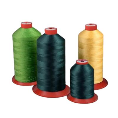 China Abrasion Resistance Good Various Quality 1000D/3 Color 100% Polyester Sewing Thread for sale