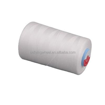 China High quality high temperature resistant white 60S/3 cotton sewing thread for lightweight fabric for sale