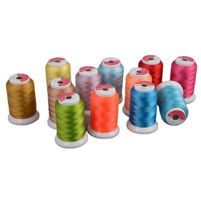 China Abrasion-Resistant Trilobal 100% Polyester Embroidery Thread Price for sale