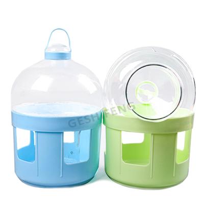 China Durable high quality plastic feeder plastic bottler transparent dish water bottle automatic water bottle box for sale