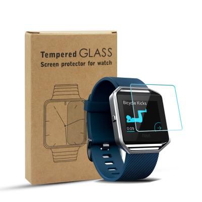 China Mobile Phone Designed for Fitbit Surge Tempered Glass Screen Protector for Smart Watch Fibit Blaze Glass Lens for fitbit versa2 for sale