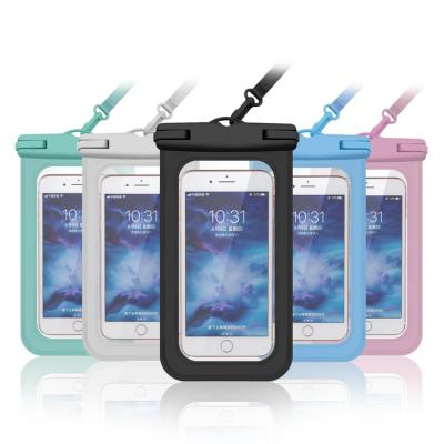 China Universal Waterproof Outdoor Waterproof Case 7 Inch Underwater Surfing Swimming Diving Camera Phone Case For iPhone 13 12 12 Pro Max for sale